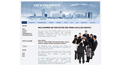Desktop Screenshot of cad-geo-service.de