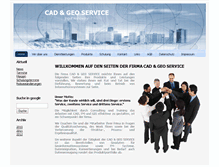 Tablet Screenshot of cad-geo-service.de